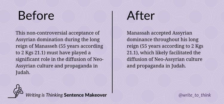 Theology Sentence Makeover: kings and empires